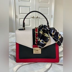 Aldo Red Black Handbag